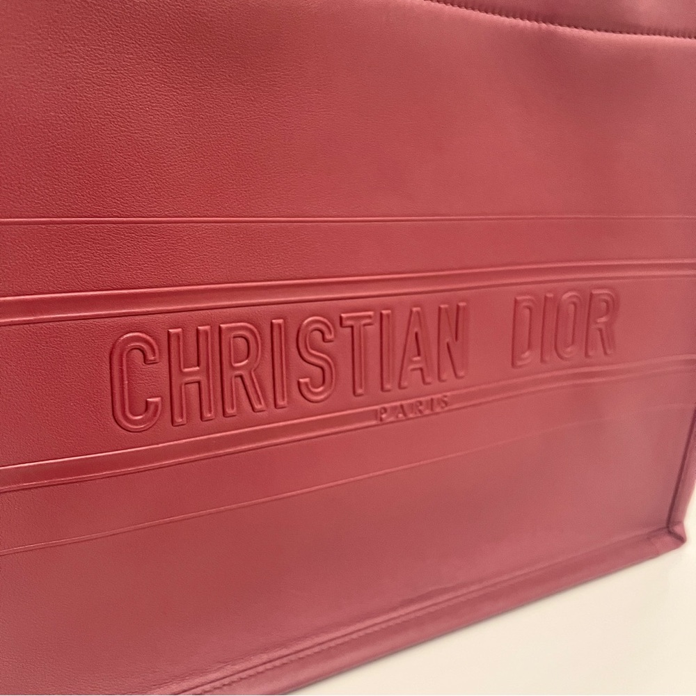 Medium Dior Book Tote in Calfskin Leather - Picture 4 of 15